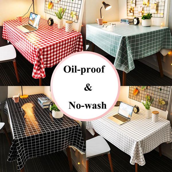table cloth pvc plastic waterproof simple lattice pastoral printing kitchen oilproof decorative elegant dining desk cover
table cloth pvc plastic waterproof simple lattice pastoral printing kitchen oilproof decorative elegant dining desk cover