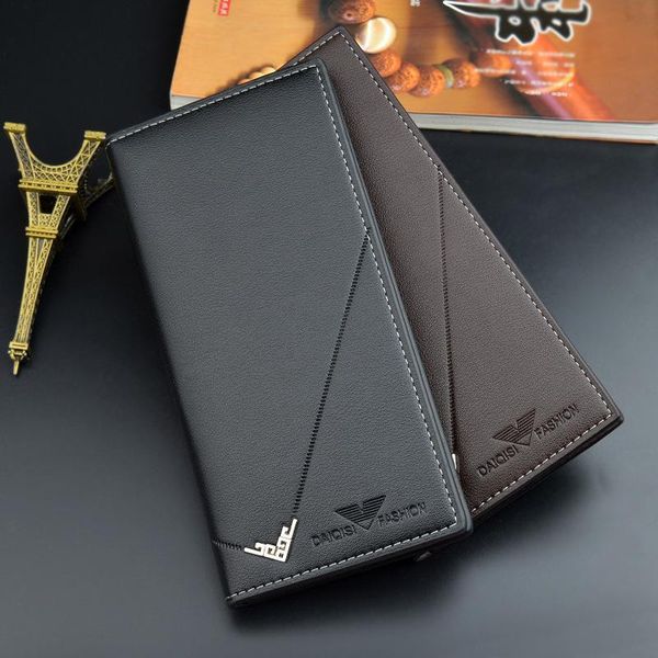 wallets man purse male paragraphs long thin vertical soft wallet 3 folding screens large capacity more fashionable, Red;black
wallets man purse male paragraphs long thin vertical soft wallet 3 folding screens large capacity more fashionable, Red;black