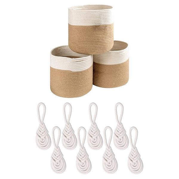 other garden supplies 8pcs cotton rope napkin ring european style holders & 3 pcs storage bins square organizer
other garden supplies 8pcs cotton rope napkin ring european style holders & 3 pcs storage bins square organizer