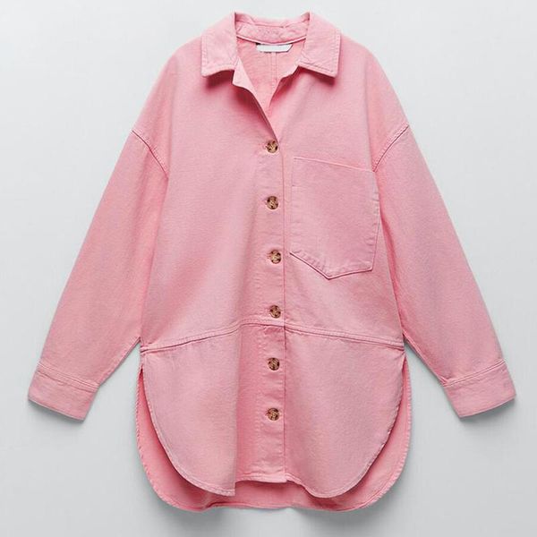 women's polos zaaho women spring autumn pink long sleeve simple shirts female single breasted collar blouses coat, White
women's polos zaaho women spring autumn pink long sleeve simple shirts female single breasted collar blouses coat, White
