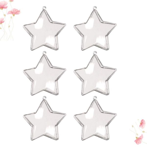 candy boxes transparent star shape storage box container for wedding party gift wrap