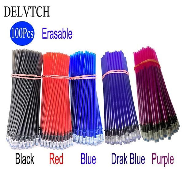 gel pens delvtch 100pcs/set 0.5mm pen erasable refill rod magic blue black ink stationery writing tools gifts
gel pens delvtch 100pcs/set 0.5mm pen erasable refill rod magic blue black ink stationery writing tools gifts