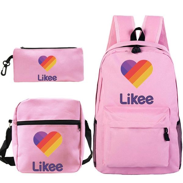 backpack likee backpacks women men lapteenager student daypack boys girls schoolbag travel bags 3pcs app knapsack
backpack likee backpacks women men lapteenager student daypack boys girls schoolbag travel bags 3pcs app knapsack