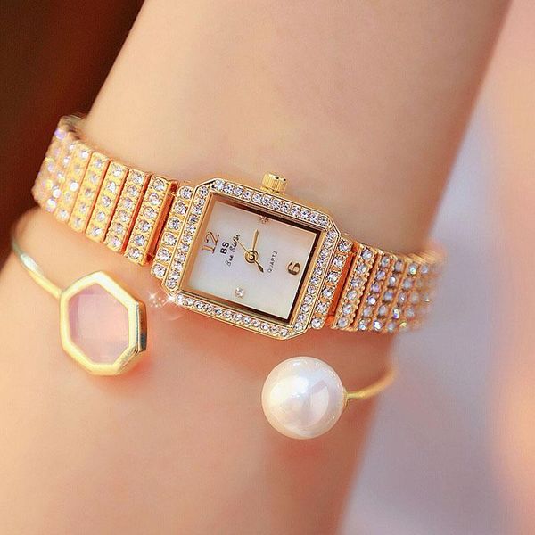 wristwatches fashion 2021 luxury rhinestone watches women stainless steel quartz bracelet watch ladies dress gold clock relogios, Slivery;brown
wristwatches fashion 2021 luxury rhinestone watches women stainless steel quartz bracelet watch ladies dress gold clock relogios, Slivery;brown