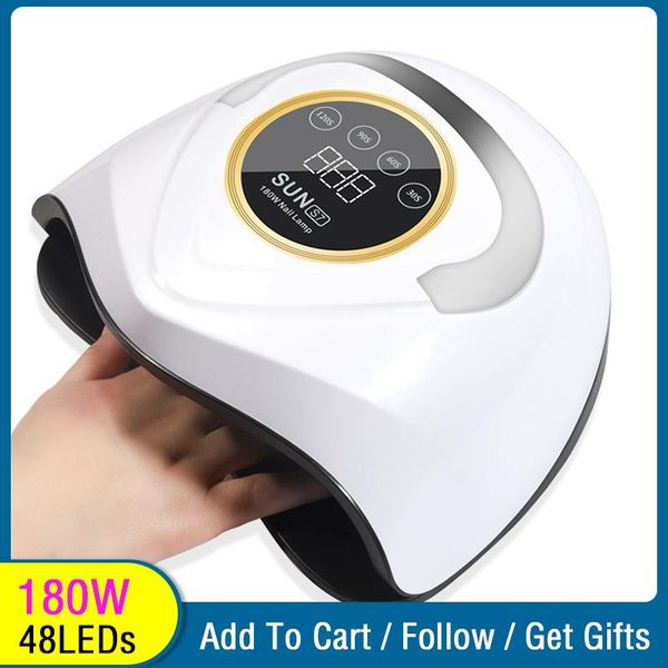 nail dryers uv gel lamp 180w led dryer for polish 4 timers professional art tool curing toe nails white
nail dryers uv gel lamp 180w led dryer for polish 4 timers professional art tool curing toe nails white
