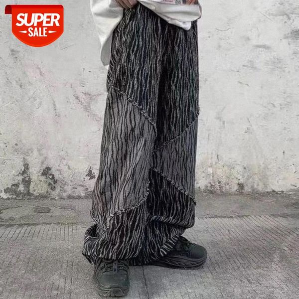 harajuku high street raw edge jeans loose straight men and women elastic waist denim trousers wash retro hip hop oversize pants #mo6s, Blue
harajuku high street raw edge jeans loose straight men and women elastic waist denim trousers wash retro hip hop oversize pants #mo6s, Blue