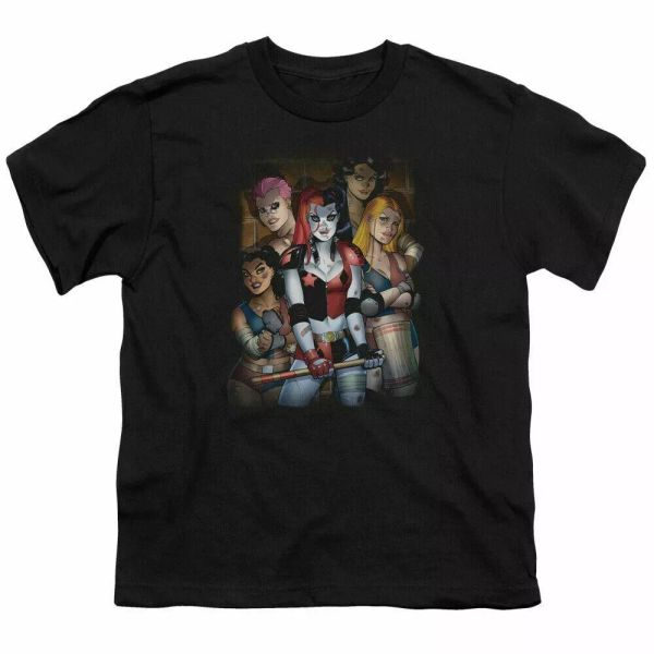 harley quinn bad girls kids youth t shirt licensed joker dc comics tee black, White;black
harley quinn bad girls kids youth t shirt licensed joker dc comics tee black, White;black