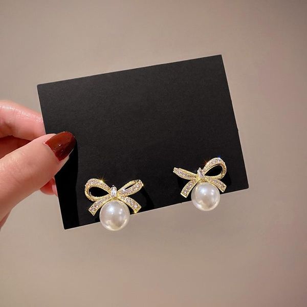 dangle & chandelier 2021 fashion sweet pearl drop earrings contracted fresh elegant crystal bowknot modelling women joker temperament, Silver
dangle & chandelier 2021 fashion sweet pearl drop earrings contracted fresh elegant crystal bowknot modelling women joker temperament, Silver