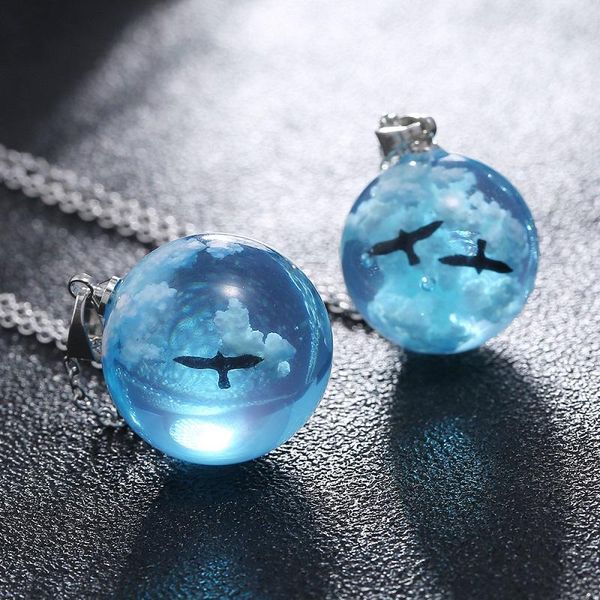 pendant necklaces luminous ball resin blue earth clouds eagle moon shape necklace silver color metal chain for women men party jewelry
pendant necklaces luminous ball resin blue earth clouds eagle moon shape necklace silver color metal chain for women men party jewelry