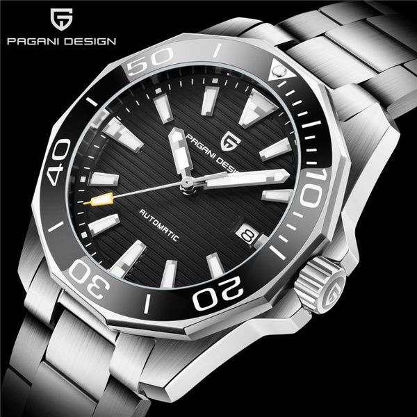 wristwatches pagani design 2021 men watches nh35a mechanical sapphire glass ceramic bezel automatic 10bar waterproof swimming wristwatch, Slivery;brown
wristwatches pagani design 2021 men watches nh35a mechanical sapphire glass ceramic bezel automatic 10bar waterproof swimming wristwatch, Slivery;brown