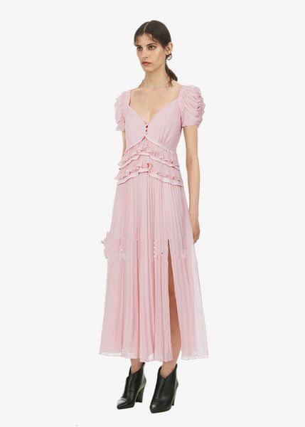 fashion sleeve v-neck chiffon long summer women beach fold ruffle pink split pleated party es, White;black
fashion sleeve v-neck chiffon long summer women beach fold ruffle pink split pleated party es, White;black