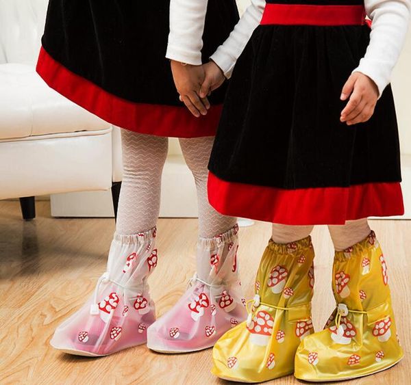 2pair kids rainshoe with thick bottom boots fashion waterproof shoe covers children antiskid on a rainy day rain gear, Red;brown
2pair kids rainshoe with thick bottom boots fashion waterproof shoe covers children antiskid on a rainy day rain gear, Red;brown