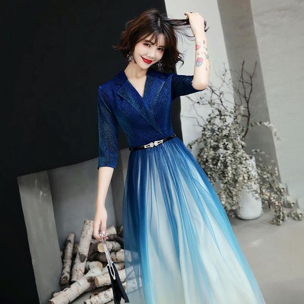 royal blue women notched evening dresses half sleeve mesh skirt elegant slim host gown plus size 3xl wedding party dress ethnic clothin, Red
royal blue women notched evening dresses half sleeve mesh skirt elegant slim host gown plus size 3xl wedding party dress ethnic clothin, Red