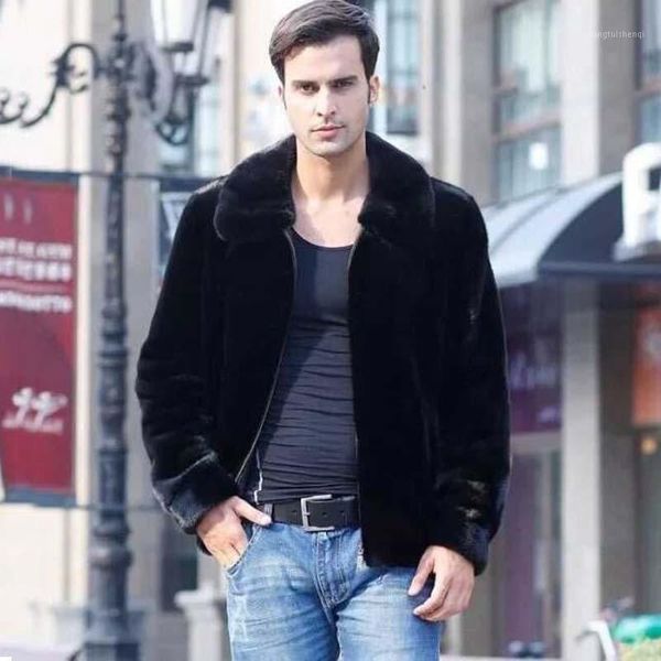 vintage coat men black faux fur turn-down collar zipper thick slim casual retro jacket winter autumn wild men's &
vintage coat men black faux fur turn-down collar zipper thick slim casual retro jacket winter autumn wild men's &