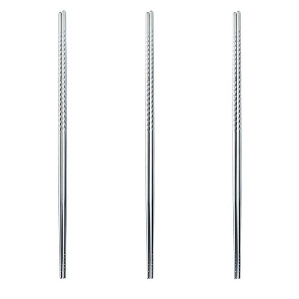 chopsticks 3 pairs of 39cm household non-slip heat resistance frying flatware
chopsticks 3 pairs of 39cm household non-slip heat resistance frying flatware