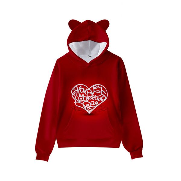 red-brown print cute boy girl clothes hooded 3d printed hooded sweater autumn early winter ears hooded pullover, Black
red-brown print cute boy girl clothes hooded 3d printed hooded sweater autumn early winter ears hooded pullover, Black