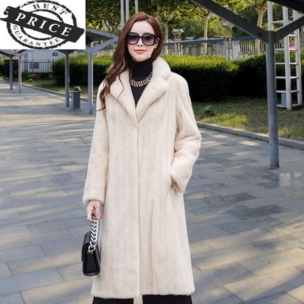 women's fur & faux female winter outerwear 2021 fashion plus size solid long coat thick warm mink jacket women parka oversized, Black
women's fur & faux female winter outerwear 2021 fashion plus size solid long coat thick warm mink jacket women parka oversized, Black