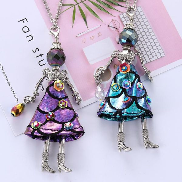 pendant necklaces fashion jewelry crystal statement flower doll necklace dress handmade french s alloy girl women gift, Silver
pendant necklaces fashion jewelry crystal statement flower doll necklace dress handmade french s alloy girl women gift, Silver