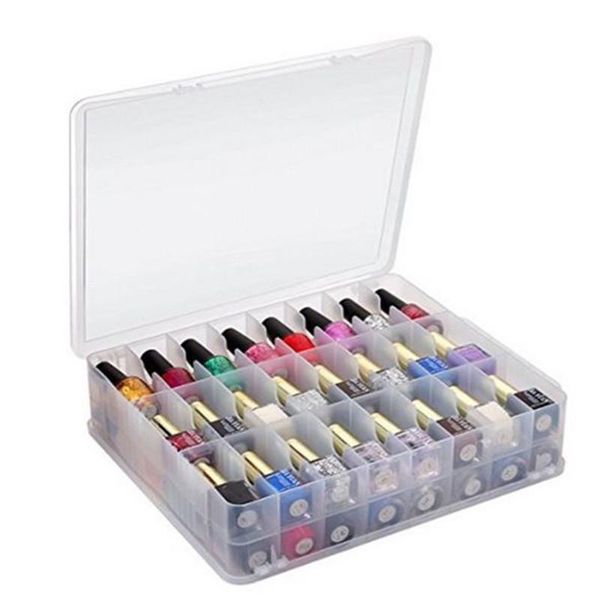30/48 grids makeup box cosmetic storage nail polish art jewelry transparent plastic lipstick double layer holder boxes & bins
30/48 grids makeup box cosmetic storage nail polish art jewelry transparent plastic lipstick double layer holder boxes & bins