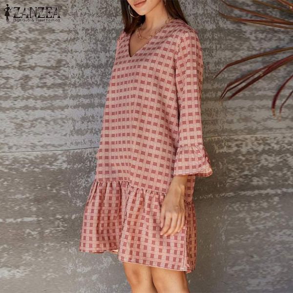 fashion check sundress women's ruffle dress casual long sleeve short vestidos female v neck robe femme plus size 5xl dresses, Black;gray
fashion check sundress women's ruffle dress casual long sleeve short vestidos female v neck robe femme plus size 5xl dresses, Black;gray