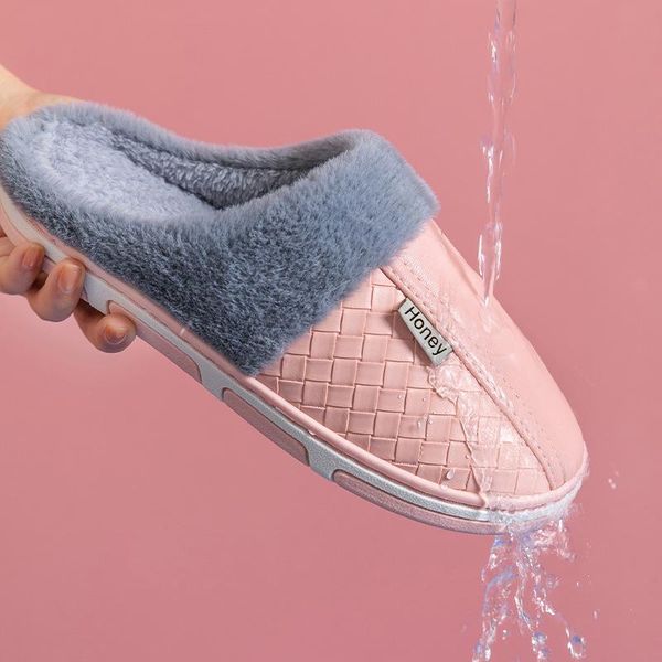slippers women's plush for home ladies flat shoes couples pu waterproof cotton boots soft comfort footwear female sewing slipper, Black
slippers women's plush for home ladies flat shoes couples pu waterproof cotton boots soft comfort footwear female sewing slipper, Black