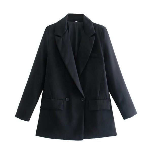 women's suits & blazers women solid black chic office lady casual fashion blazer jacket female notched collar double breasted pocket dr, White;black
women's suits & blazers women solid black chic office lady casual fashion blazer jacket female notched collar double breasted pocket dr, White;black