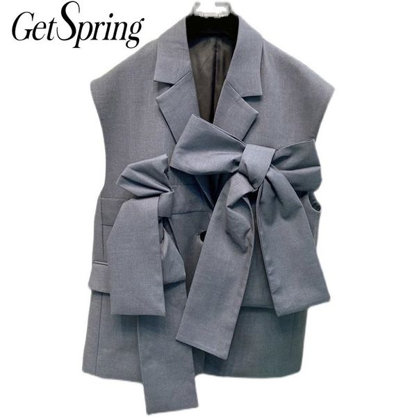 getspring women vest bow decoration ladies waistcoat womens jackets fashion woman spring autumn waistcoats 210601, Black;white
getspring women vest bow decoration ladies waistcoat womens jackets fashion woman spring autumn waistcoats 210601, Black;white