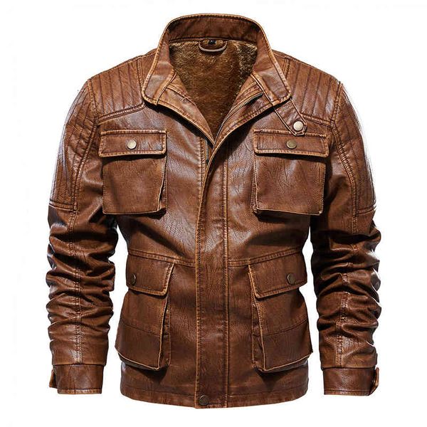 men's leather & faux pu leather jacket multi pocket men's wear, leisure brand motorcycle coat, winter and autumn, in 2021, Black
men's leather & faux pu leather jacket multi pocket men's wear, leisure brand motorcycle coat, winter and autumn, in 2021, Black