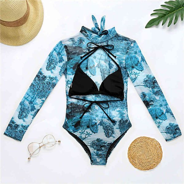 new mesh long sleeve swimwear women swimsuit female print bodysuit bathing suits summer beach wear monokiniing
new mesh long sleeve swimwear women swimsuit female print bodysuit bathing suits summer beach wear monokiniing