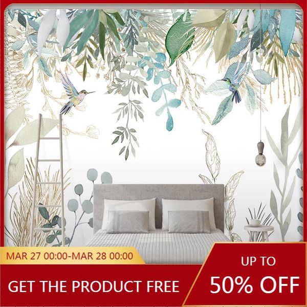 wallpapers po wallpaper modern hand-painted tropical plant leaves flowers and birds murals living room bedroom waterproof wall painting
wallpapers po wallpaper modern hand-painted tropical plant leaves flowers and birds murals living room bedroom waterproof wall painting