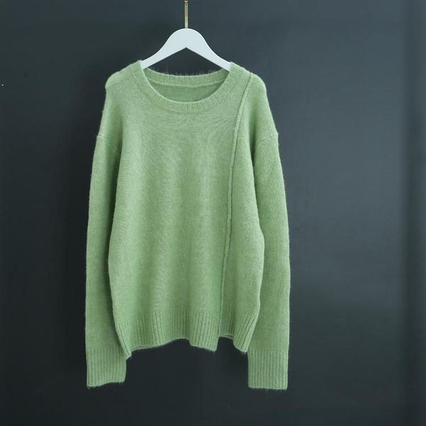 women's sweaters irregular hem women sweater green long sleeve fashion autumn female o-neck 2021, White;black
women's sweaters irregular hem women sweater green long sleeve fashion autumn female o-neck 2021, White;black