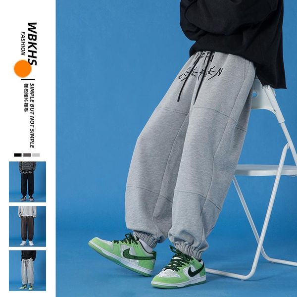 men's pants autumn 2021 men arrival monogrammed print sweatpants fashion trousers, Black
men's pants autumn 2021 men arrival monogrammed print sweatpants fashion trousers, Black