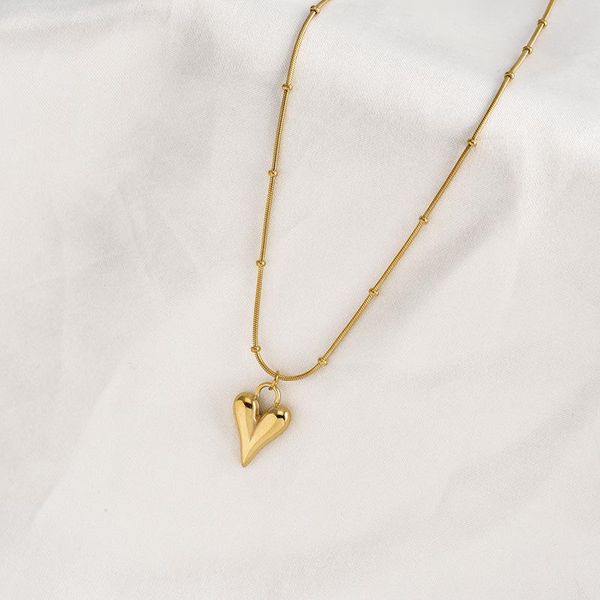 chains fashion stainless steel beards chain necklace clavicle love heart pendant for women birthday gifts, Silver
chains fashion stainless steel beards chain necklace clavicle love heart pendant for women birthday gifts, Silver