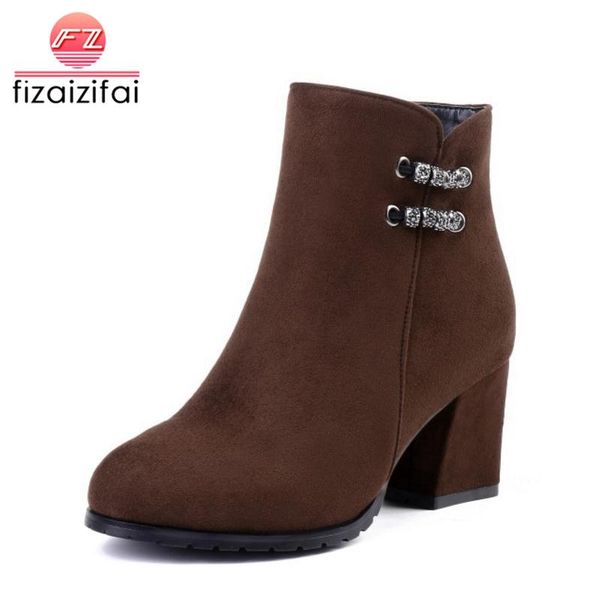 boots coolcept size 31-43 women high heels ankle zipper warm fur shoes woman winter short fashion office ladies, Black
boots coolcept size 31-43 women high heels ankle zipper warm fur shoes woman winter short fashion office ladies, Black
