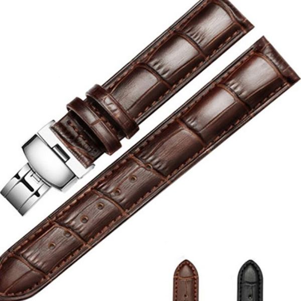 watch bands classic ladies mens strap butterfly clasp leather slub pattern black brown 14mm 16mm 18mm 24mm correas de reloj
watch bands classic ladies mens strap butterfly clasp leather slub pattern black brown 14mm 16mm 18mm 24mm correas de reloj