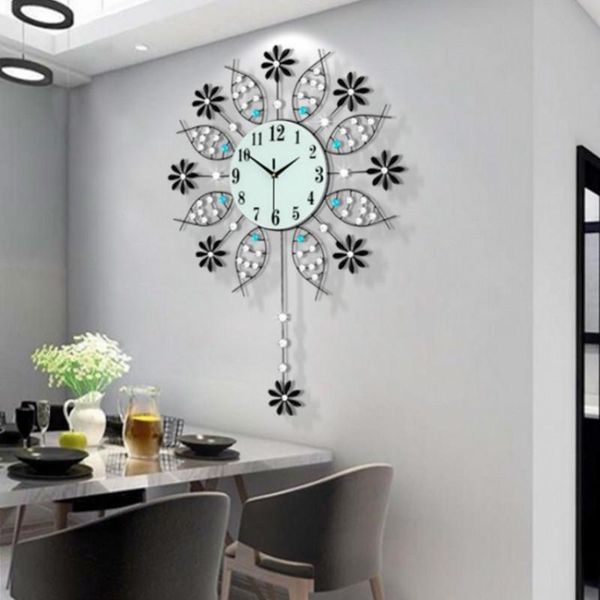wall clocks simple creative clock modern metal chinese style swingable silent living room reloj de pared home garden ef50wc
wall clocks simple creative clock modern metal chinese style swingable silent living room reloj de pared home garden ef50wc