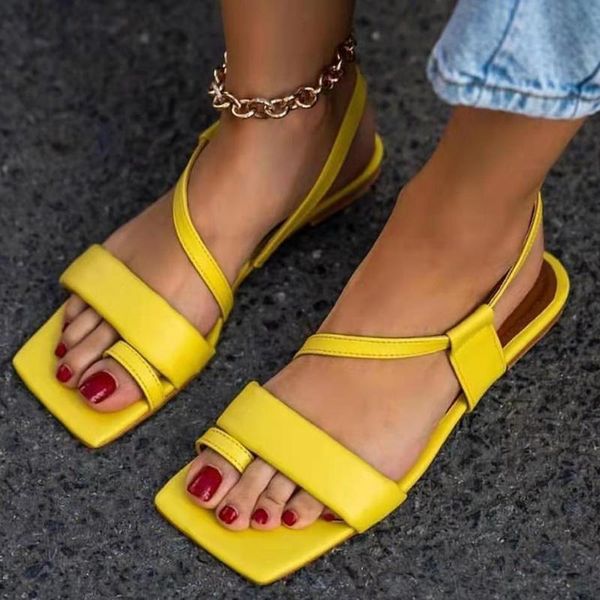 women thong ankle strap sandals female solid fashion square toe beach summer outside flat ladies casual shoes plus size, Black
women thong ankle strap sandals female solid fashion square toe beach summer outside flat ladies casual shoes plus size, Black