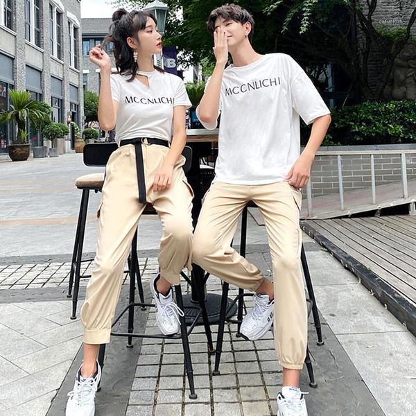 8156# couples wear summer thin trousers women t clothing clothes women's t-shirt, White
8156# couples wear summer thin trousers women t clothing clothes women's t-shirt, White