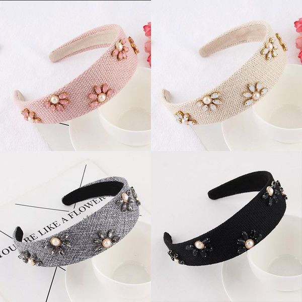 hair accessories wholesale korean handmade wild wide-brimmed fabric band flower pearl headband fashion sweet headwear
hair accessories wholesale korean handmade wild wide-brimmed fabric band flower pearl headband fashion sweet headwear