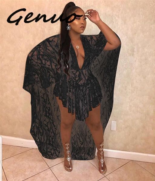 casual dresses genuo 2021 sleeve cape sheer lace evening party dress + underwear women deep v neck asymmetrical mini night club, Black;gray
casual dresses genuo 2021 sleeve cape sheer lace evening party dress + underwear women deep v neck asymmetrical mini night club, Black;gray