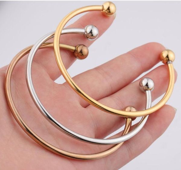 bangle 5pcs lot stainless steel ball cuff bangles end screws off for beads charms diy 3mm thickness inner dia 60mm, Black
bangle 5pcs lot stainless steel ball cuff bangles end screws off for beads charms diy 3mm thickness inner dia 60mm, Black