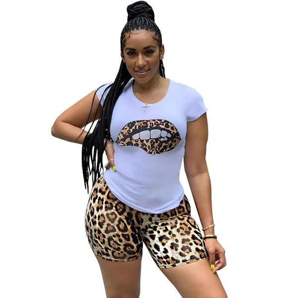 plus size tracksuit two women tracksuits piece sets leopard lip t shirt and shorts sweat summer beach wear casual, Gray
plus size tracksuit two women tracksuits piece sets leopard lip t shirt and shorts sweat summer beach wear casual, Gray