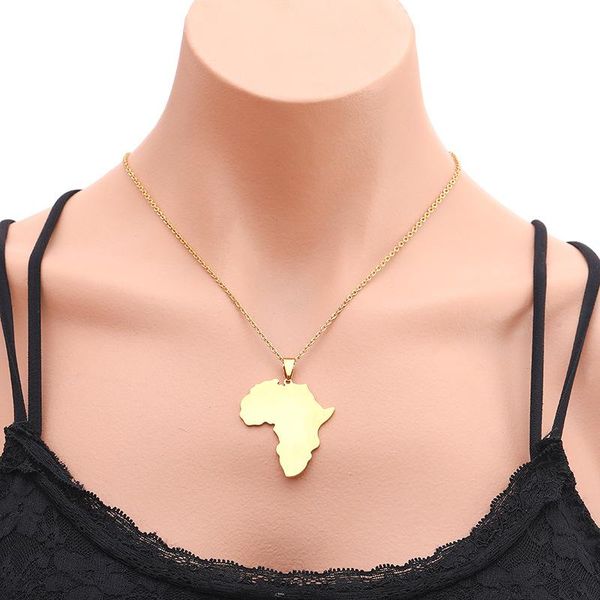 pendant necklaces fashion selling african map men& women stainless steel gold color africa jewelry gift, Silver
pendant necklaces fashion selling african map men& women stainless steel gold color africa jewelry gift, Silver