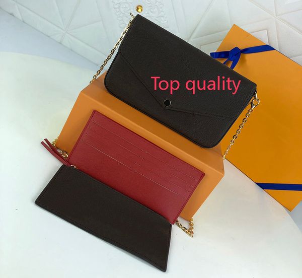 women purse fashion wallet shoulder bags 3pcs set chain package luxurys designers bags 2021 handbags pu leather lady's hand bag wholesa, Brown;gray
women purse fashion wallet shoulder bags 3pcs set chain package luxurys designers bags 2021 handbags pu leather lady's hand bag wholesa, Brown;gray