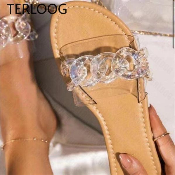slippers summer designer women flat flip flops sandals shoes woman casual pvc chain slides dress hle0, Black
slippers summer designer women flat flip flops sandals shoes woman casual pvc chain slides dress hle0, Black