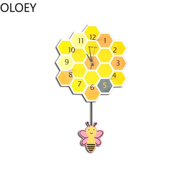 wall clocks 3d bee creative pendulum clock children kids room wood bedroom yellow watches home decor digital
wall clocks 3d bee creative pendulum clock children kids room wood bedroom yellow watches home decor digital