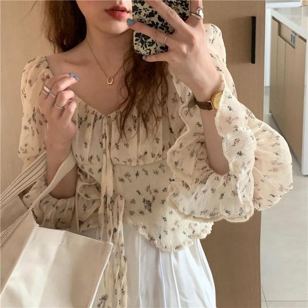 women's blouses & shirts crop aesthetic clothes blusas mujer de moda 2021 verano elegantes korean fashion clothing puff sleeve chiffon, White
women's blouses & shirts crop aesthetic clothes blusas mujer de moda 2021 verano elegantes korean fashion clothing puff sleeve chiffon, White