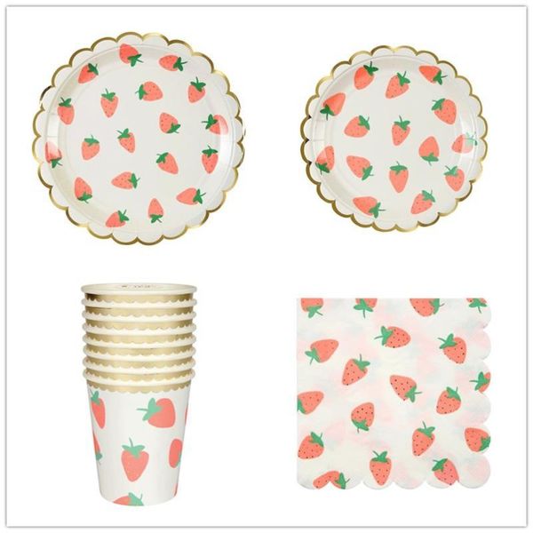 packaging dinner service gold foil strawberry disposable tableware party paper plates cups baby shower happy birthday supplies
packaging dinner service gold foil strawberry disposable tableware party paper plates cups baby shower happy birthday supplies