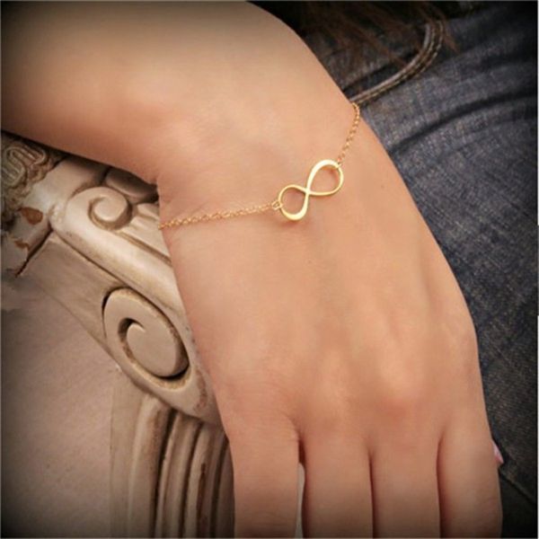 hand catenary jewelry number 8 infinity 8 women's simple bracelet adjustable small commodity gold silver, Black
hand catenary jewelry number 8 infinity 8 women's simple bracelet adjustable small commodity gold silver, Black