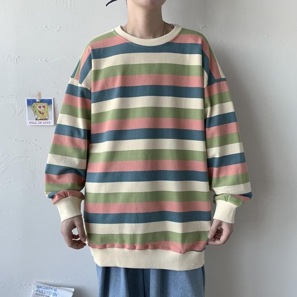 men's hoodies & sweatshirts 2021 spring men striped fashion mens male loose couple outfit brand hip hop hoodie, Black
men's hoodies & sweatshirts 2021 spring men striped fashion mens male loose couple outfit brand hip hop hoodie, Black